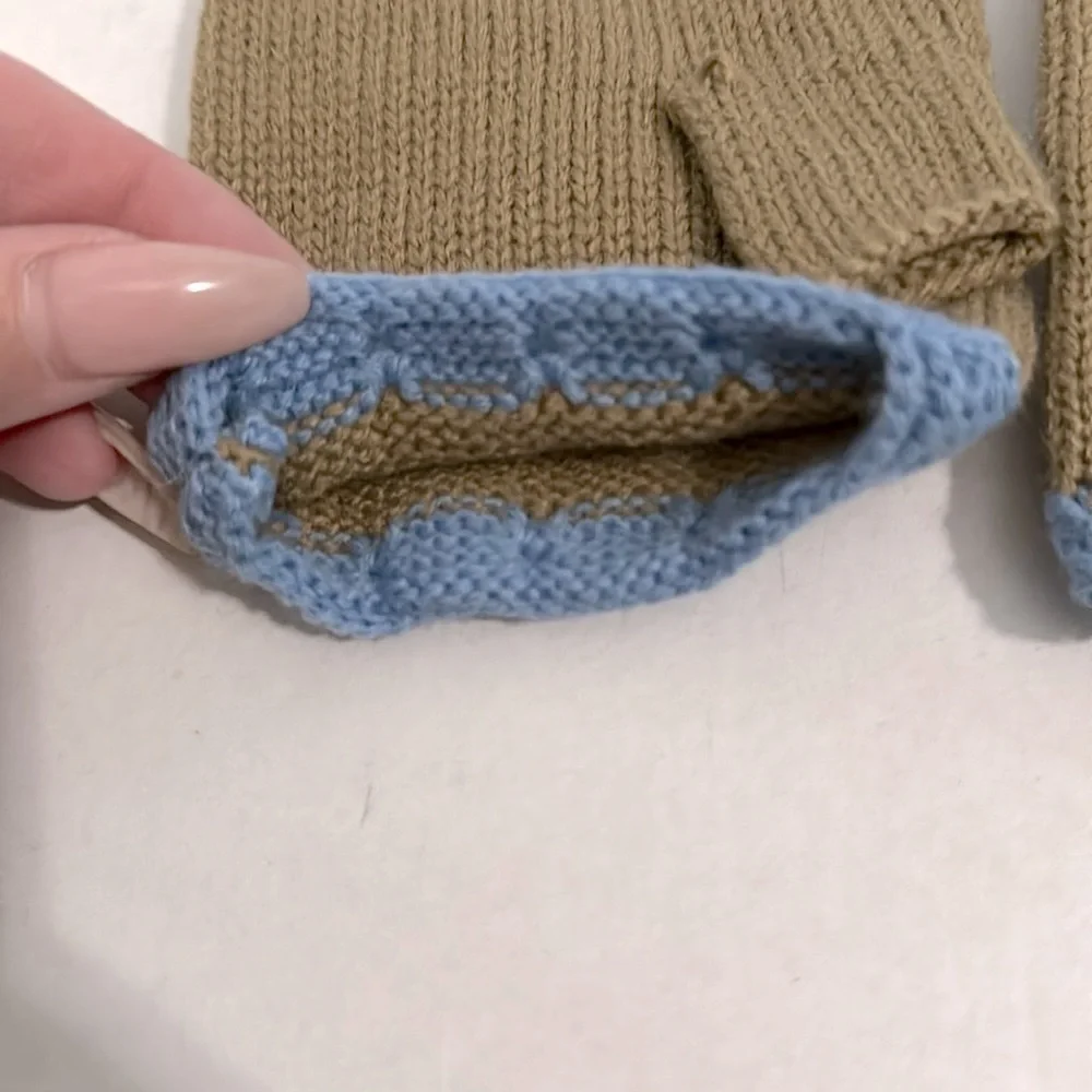 Knitted Fingerless Gloves Soft and Warm Winter  Warmers for Girls Women